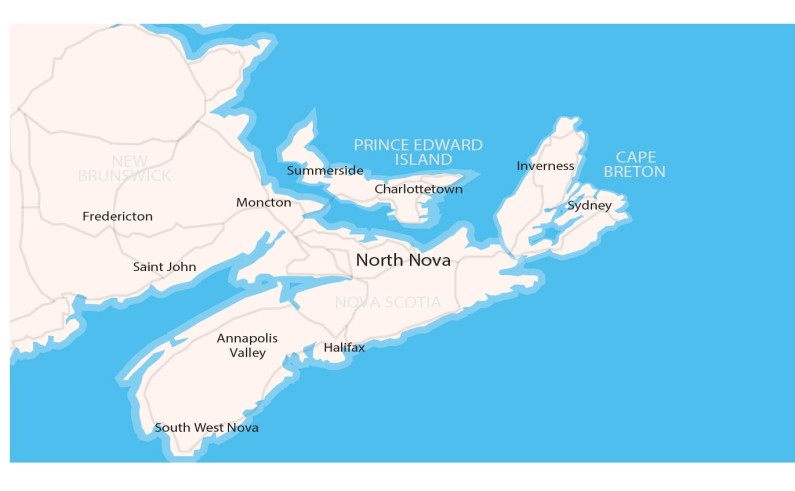 Map North Nova